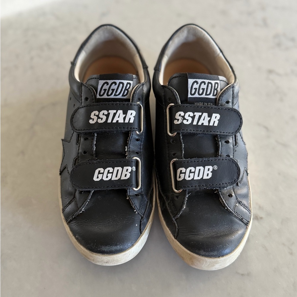 Golden Goose Kids Black SSTAR GGDB Velcro Sneakers